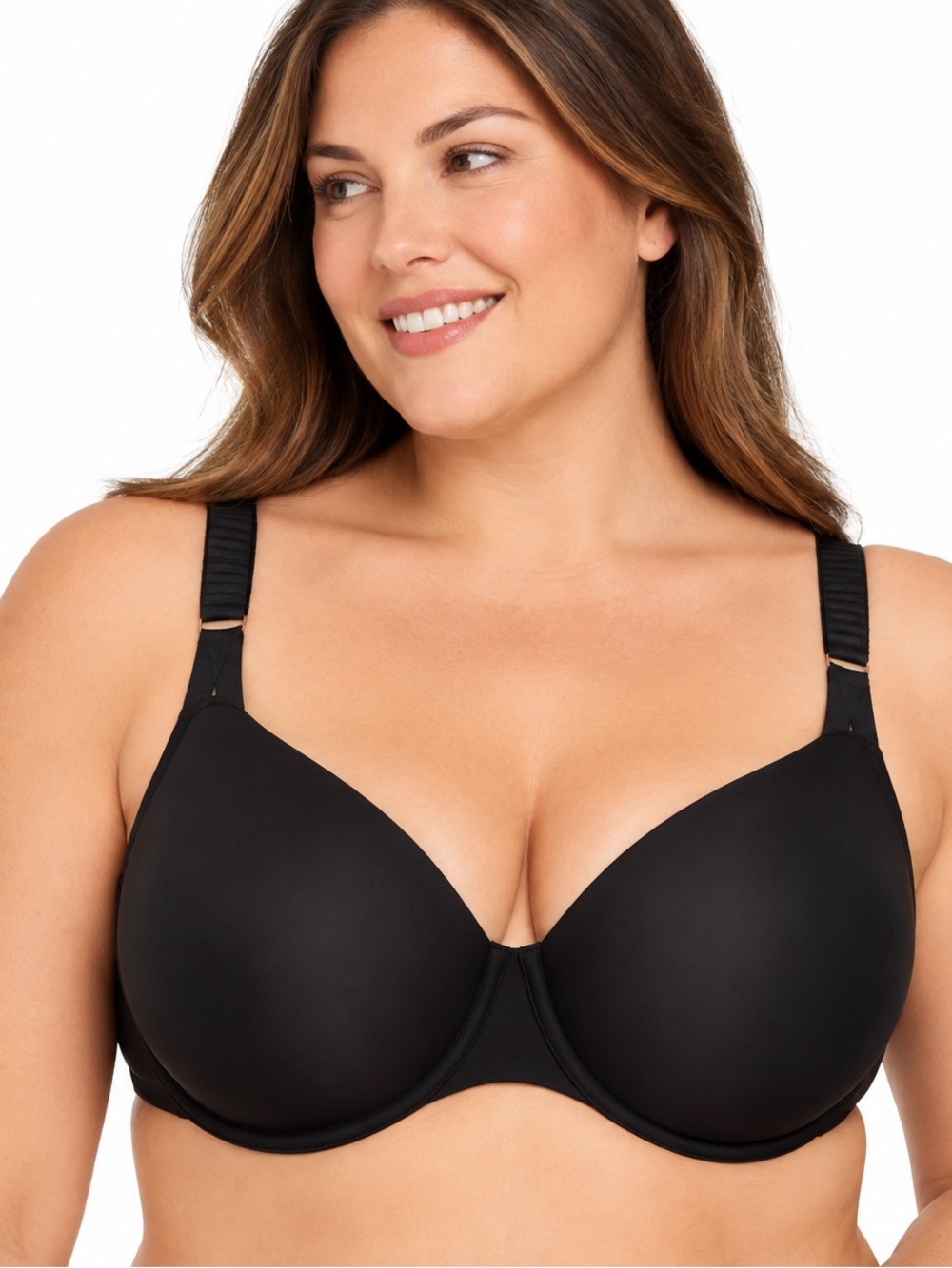 ThirdLove 24/7 Classic T-Shirt Bra Black 42E Underwire Molded Cup